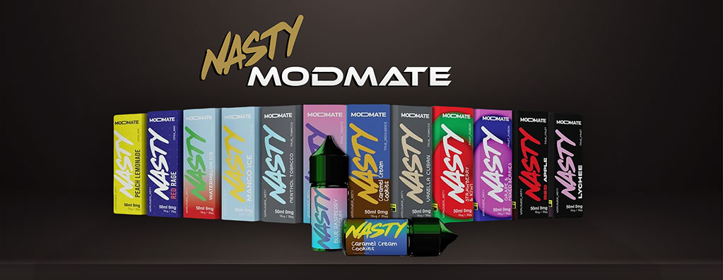 Varianty příchutí Nasty Juice ModMate S&V.