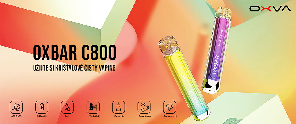 Oxva Oxbar C800, banner.