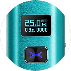 Oxva XLIM V2, displej