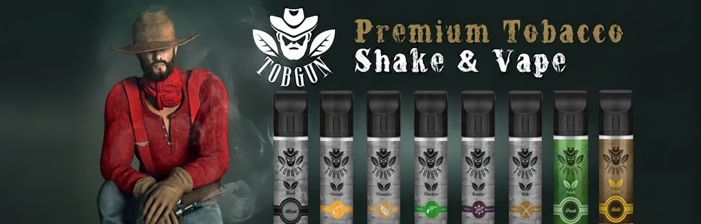 Tobgun Shake and Vape banner