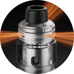 Horní systém airflow clearomizéru UFORCE-X Tank