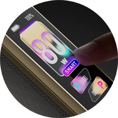 VOOPOO Drag X3 – 1,66palcový dotykový displej s kapacitním odemykáním