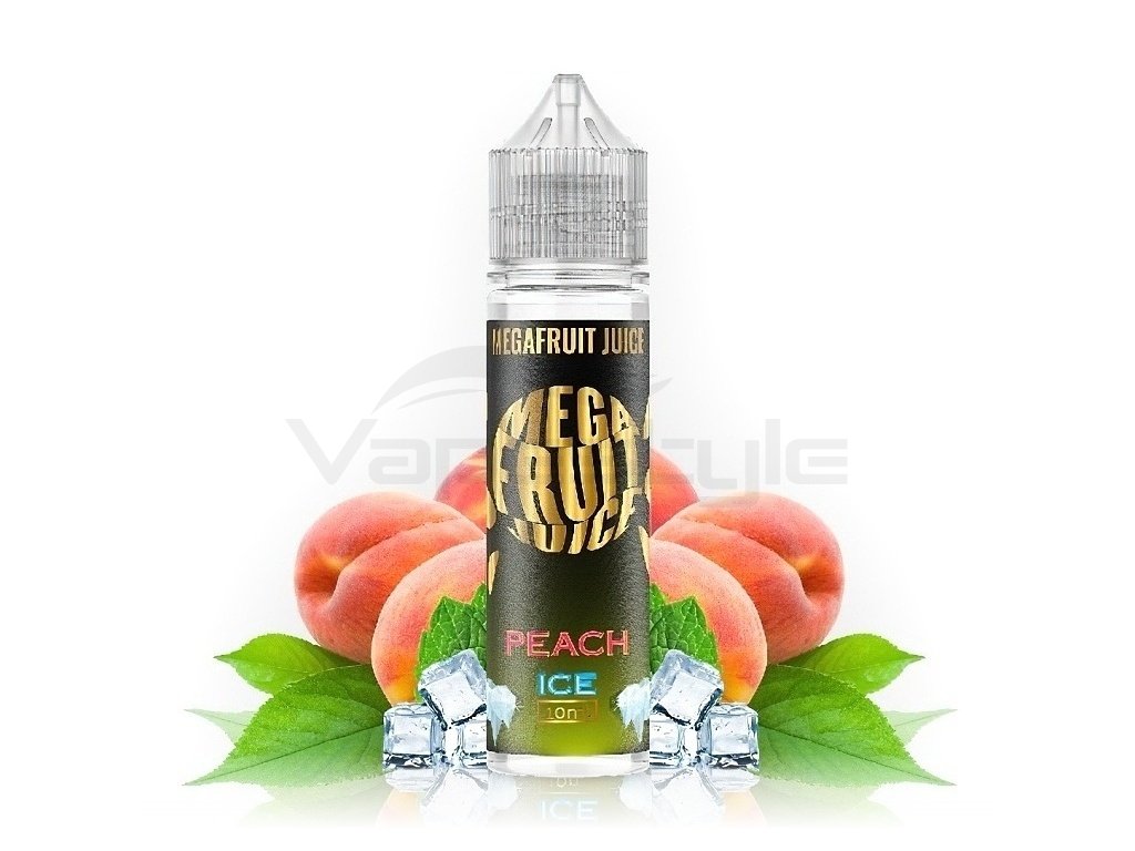 Megafruit Juice - S&V - Peach ICE (Svěží broskev) - 10ml, produktový obrázek.