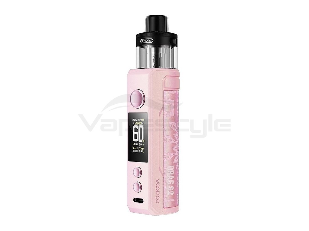 Voopoo Drag S2 - Pod Kit - 2500mAh - Glow Pink, produktový obrázek.