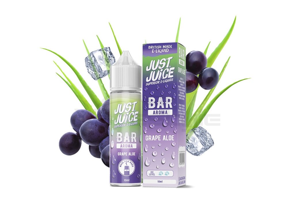Just Juice Bar Range - S&V - Grape Aloe - 10ml, produktový obrázek.