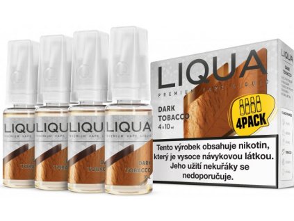 Liquid LIQUA CZ Elements 4Pack Dark tobacco 4x10ml-6mg (Silný tabák)