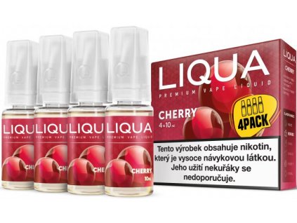 Liquid LIQUA CZ Elements 4Pack Cherry 4x10ml-3mg (třešeň)