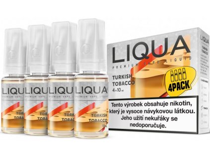 Liquid LIQUA CZ Elements 4Pack Turkish tobacco 4x10ml-12mg (Turecký tabák)