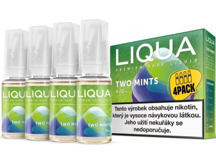 Liquid LIQUA CZ Elements 4Pack Two mints 4x10ml-12mg (Chuť máty a mentolu)