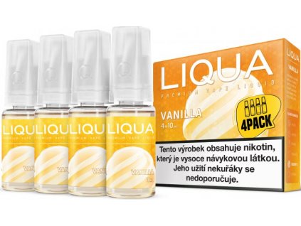 Liquid LIQUA CZ Elements 4Pack Vanilla 4x10ml-6mg (Vanilka)