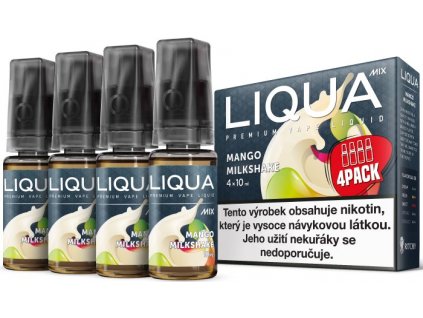 Liquid LIQUA CZ MIX 4Pack Mango Milkshake 10ml-6mg