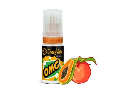 příchuť CrazyVape OMG (Broskev a Papaya)