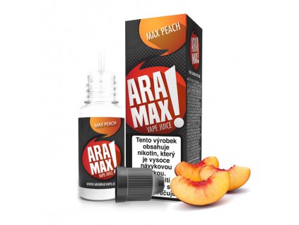 Max Peach - 18mg - 10ml - e-liquid Aramax