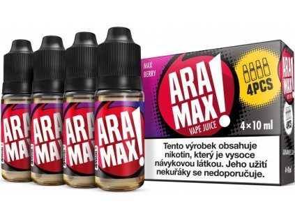 Liquid ARAMAX 4Pack Max Berry 4x10ml-3mg
