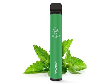 Elf Bar 600 - 20mg - Spearmint (Máta), produktový obrázek.