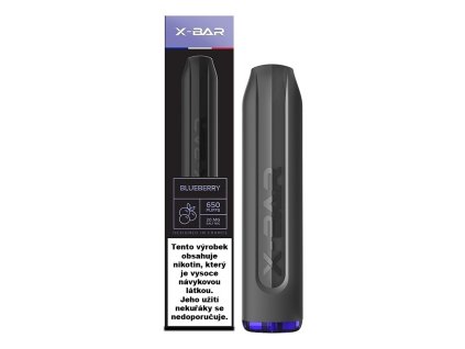 J-Well X BAR - 20mg - Blueberry (Borůvka), produktový obrázek.