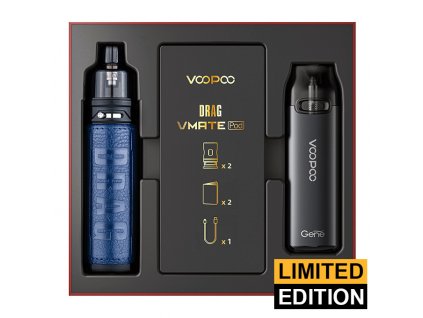 VOOPOO Drag X + VMATE Pod - Limitovaná edice (Galaxy Blue & Space Gray)