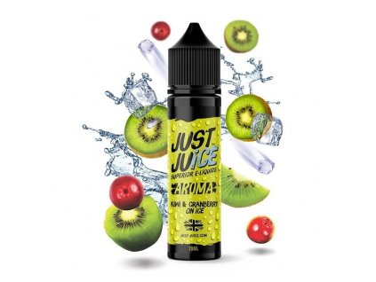 Just Juice - Shake & Vape - Kiwi & Cranberry on Ice (Ledové kiwi & brusinka) 20ml