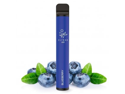 Elf Bar 600 - 20mg - Blueberry (Borůvka), produktový obrázek.
