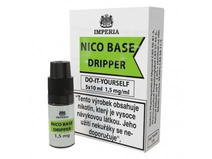 Nikotinová báze Imperia Dripper 70VG, 30PG - 5x10ml - 1,5mg