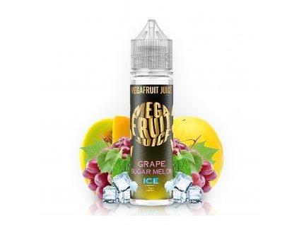 Megafruit Juice - S&V - Grape Sugar Melon ICE (Svěží hroznové víno s melounem) - 10ml, produktový obrázek.