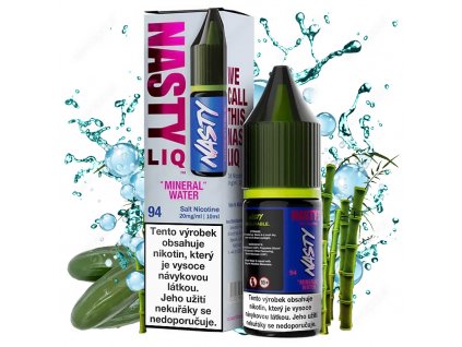 Nasty LIQ - Salte e-liquid - Mineral Water - 10ml - 20mg, produktový obrázek.