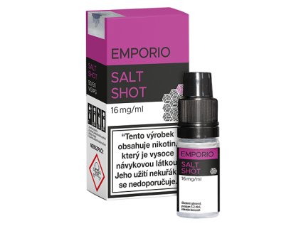 Emporio SALT SHOT FIFTY - 50VG/50PG - 10ml - 16mg, produktový obrázek.
