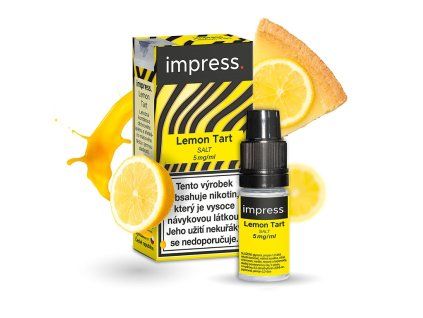 Impress Salt Lemon Tart 10ml 5mg