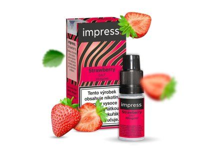 Impress Salt Strawberry 10ml 10mg