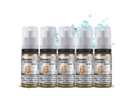 Flavourit HALFBACK - nikotinový booster - 70/30 - 5x10ml - 6mg