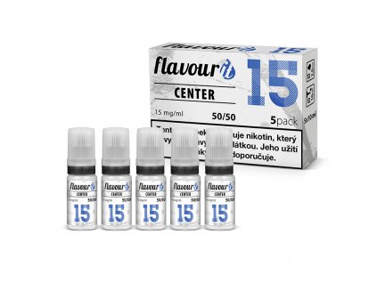 Flavourit Center - Booster - 50VG, 50PG, 15mg - 5x10ml