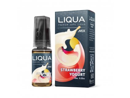 Jahodový jogurt - Strawberry Yogurt - LIQUA MIX - 6mg - 10ml