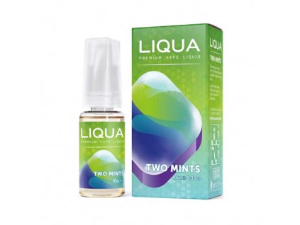 Máta a menthol - Two Mints - LIQUA Elements - 0mg - 10ml