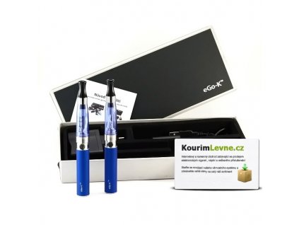 Elektronická cigareta eGo-K 650mAh Modrá 2ks