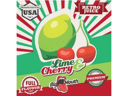 Příchuť Big Mouth Retro - Lime and Cherry