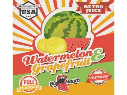 Příchuť Big Mouth Retro - Watermelon and grapefruit