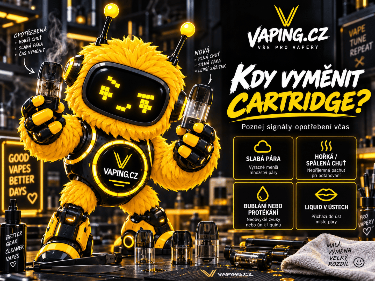 Kdy vyměnit cartridge?