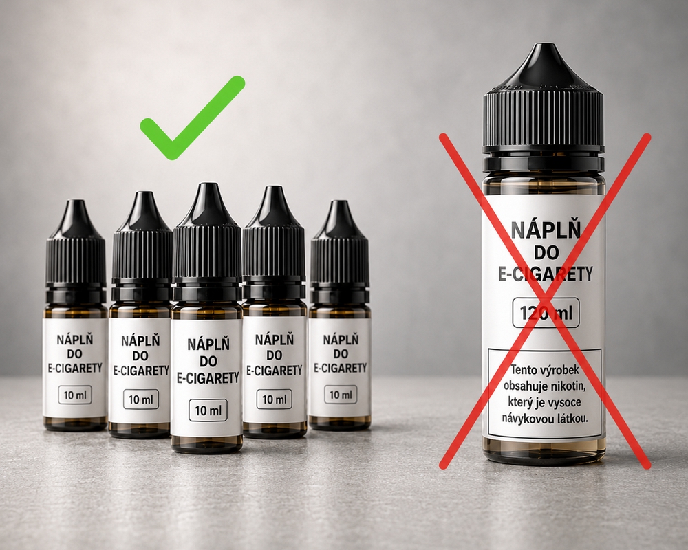 E-liquid jen 10 ml? Proč?