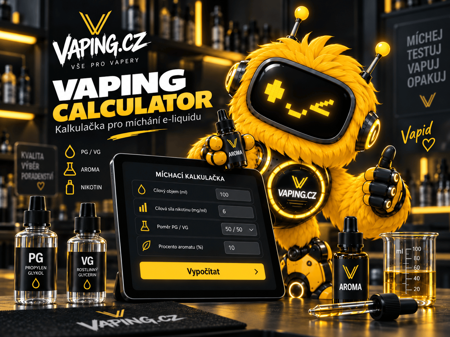 S&V Vaping kalkulátor