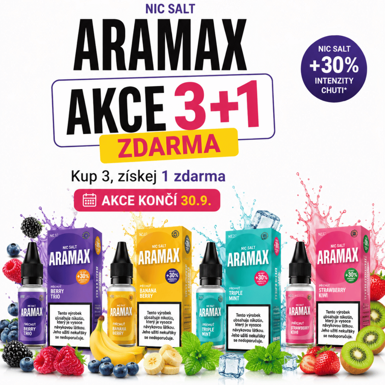 ARAMAX SALT Akce 3+1