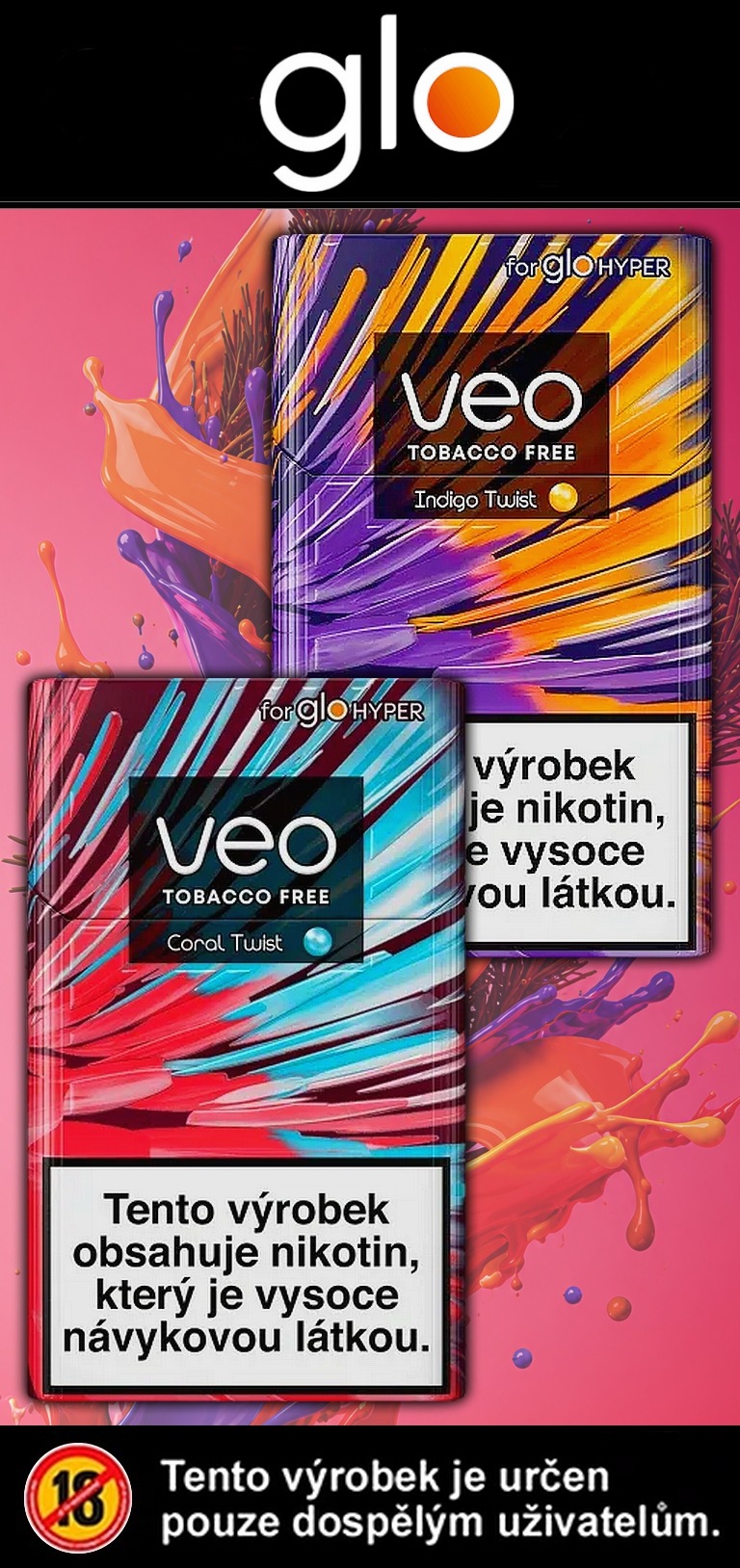 Zahřívaný tabák desktop banner