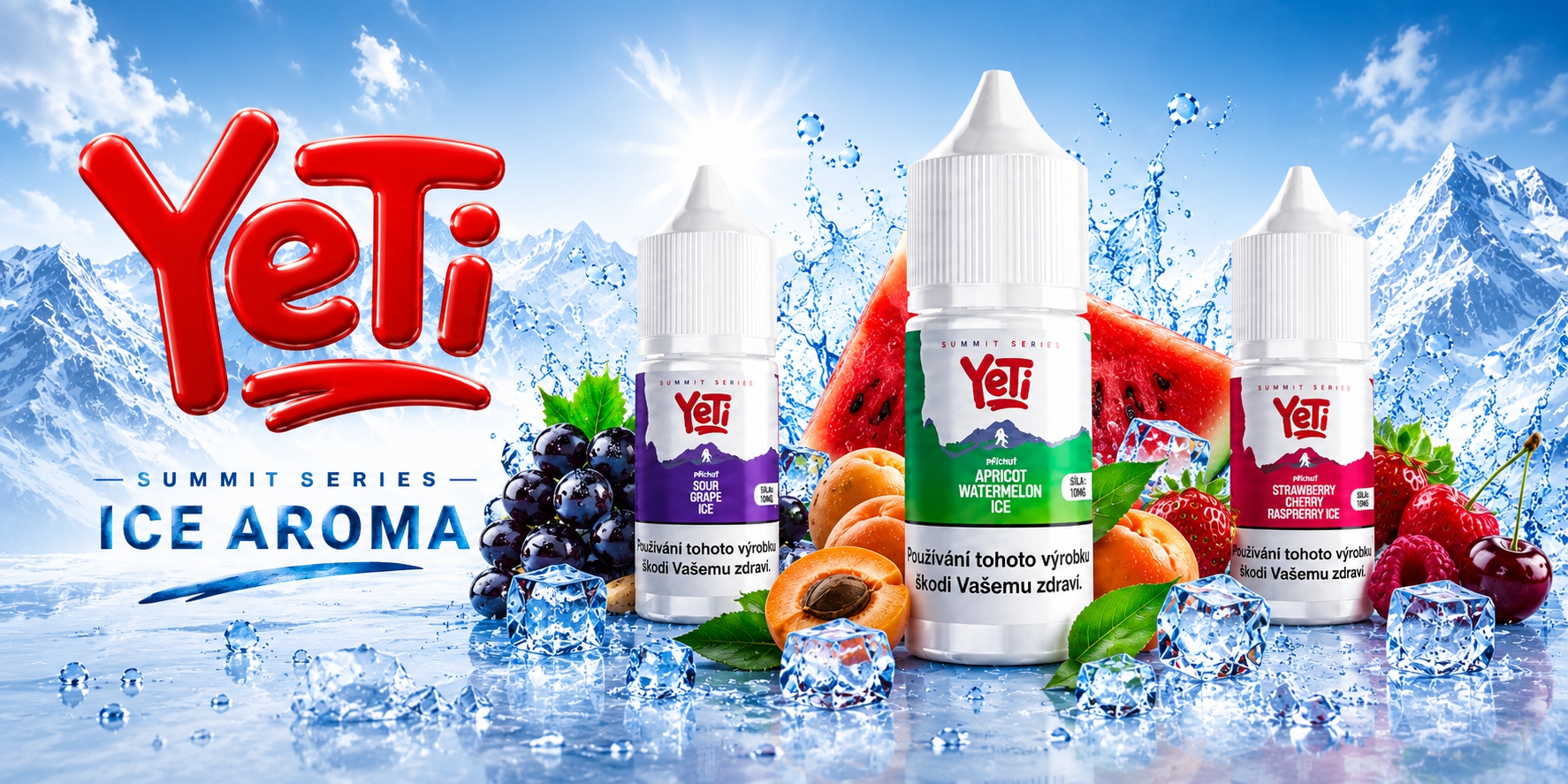 Yeti Summit Series Apricot Watermelon Ice aroma