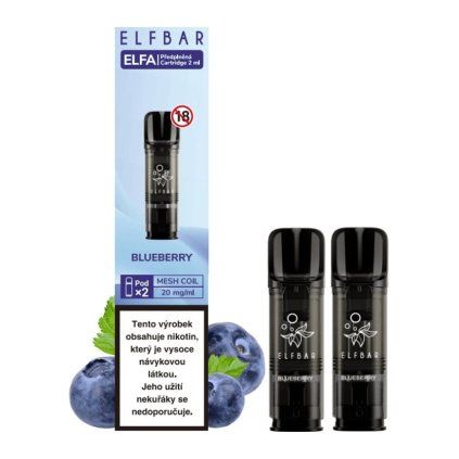 elfa pod blueberry vaping cz