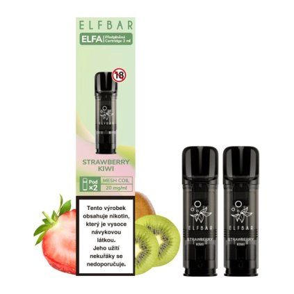 elf pod strawberry kiwi vaping cz