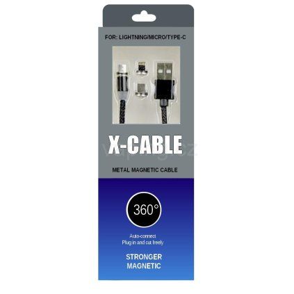 360 magnetic swivel tip usb a cable 1m v3