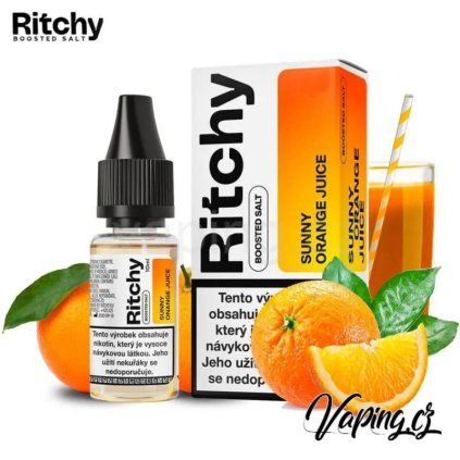 Ritchy salt sunny orange juice vaping cz