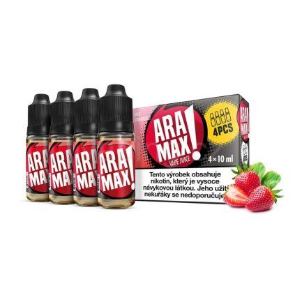 aramax max strawberry vaping cz