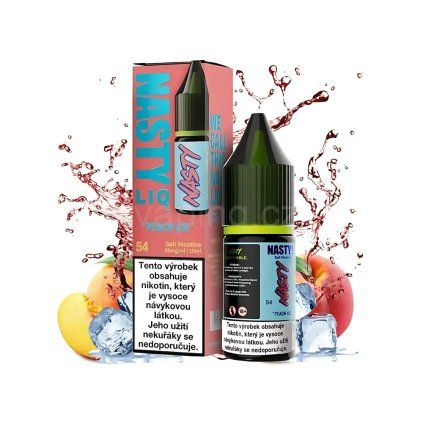 nasty liq salt peach ice vaping cz