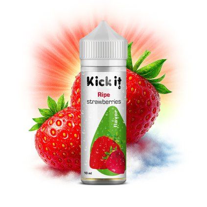 Kick It Ripe Strawberries vaping cz
