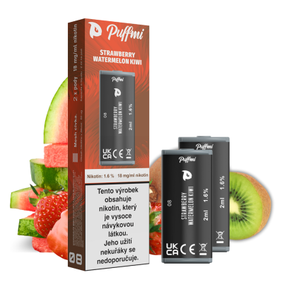 Puffmi POD 2x Strawberry Watermelon Kiwi